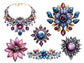 Luxury rhinestone clipart