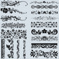 100 Ornate Floral Borders SVG