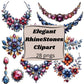 Luxury rhinestone clipart